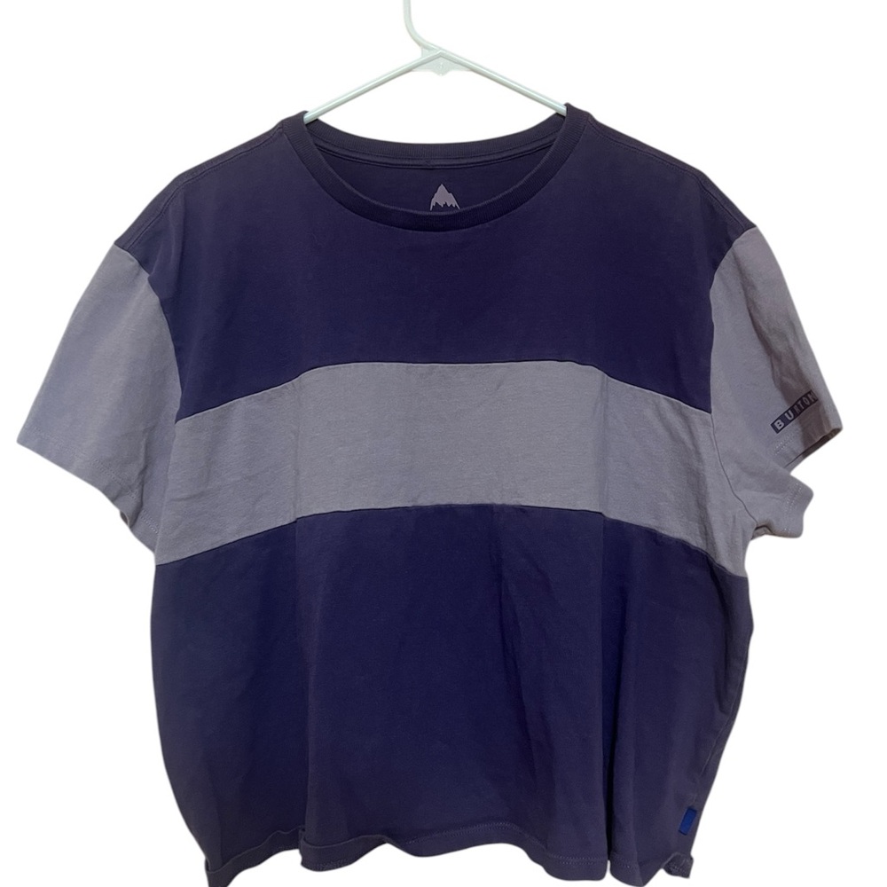 Women’s purple and light purple striped  Shirt